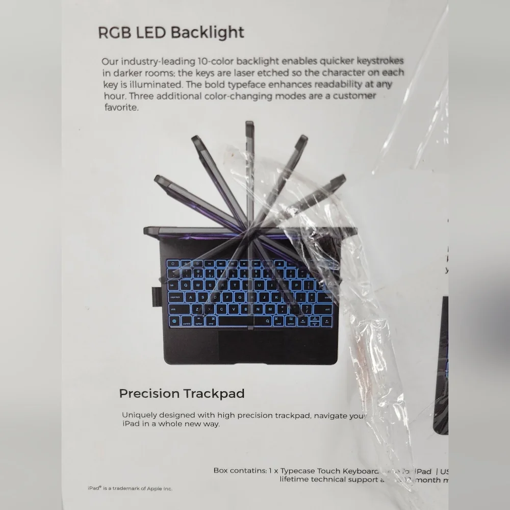 TYPECASE TOUCH Keyboard for iPad. 10.2.